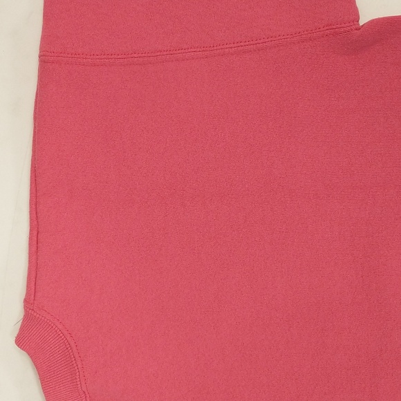 Vintage Pink Sweatshirt Boxy Crew neck Late 80s Early 90s Candy Bubblegum Pink - Picture 5 of 8